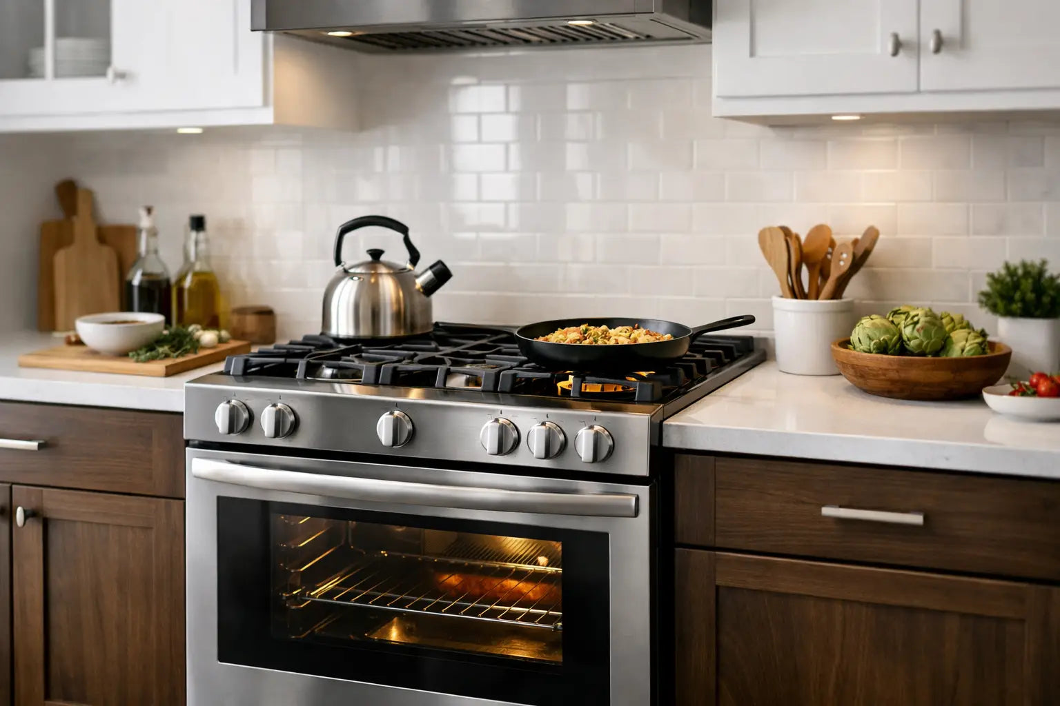 Slide In Gas Ranges for a Refined Kitchen