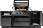 Patio Outdoor Kitchen - Patio Elegance OASIS™ 300 with Built-in 700 Series 32" Gas Grill