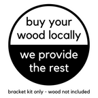 DIY Pergola Bracket Kit for a Freestanding Pergola With Roof Rafters - Any Size Up to 24' x 24'